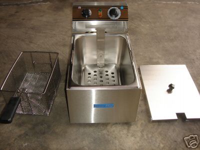 Electric Fryer. Single Basket. Countertop - Click Image to Close
