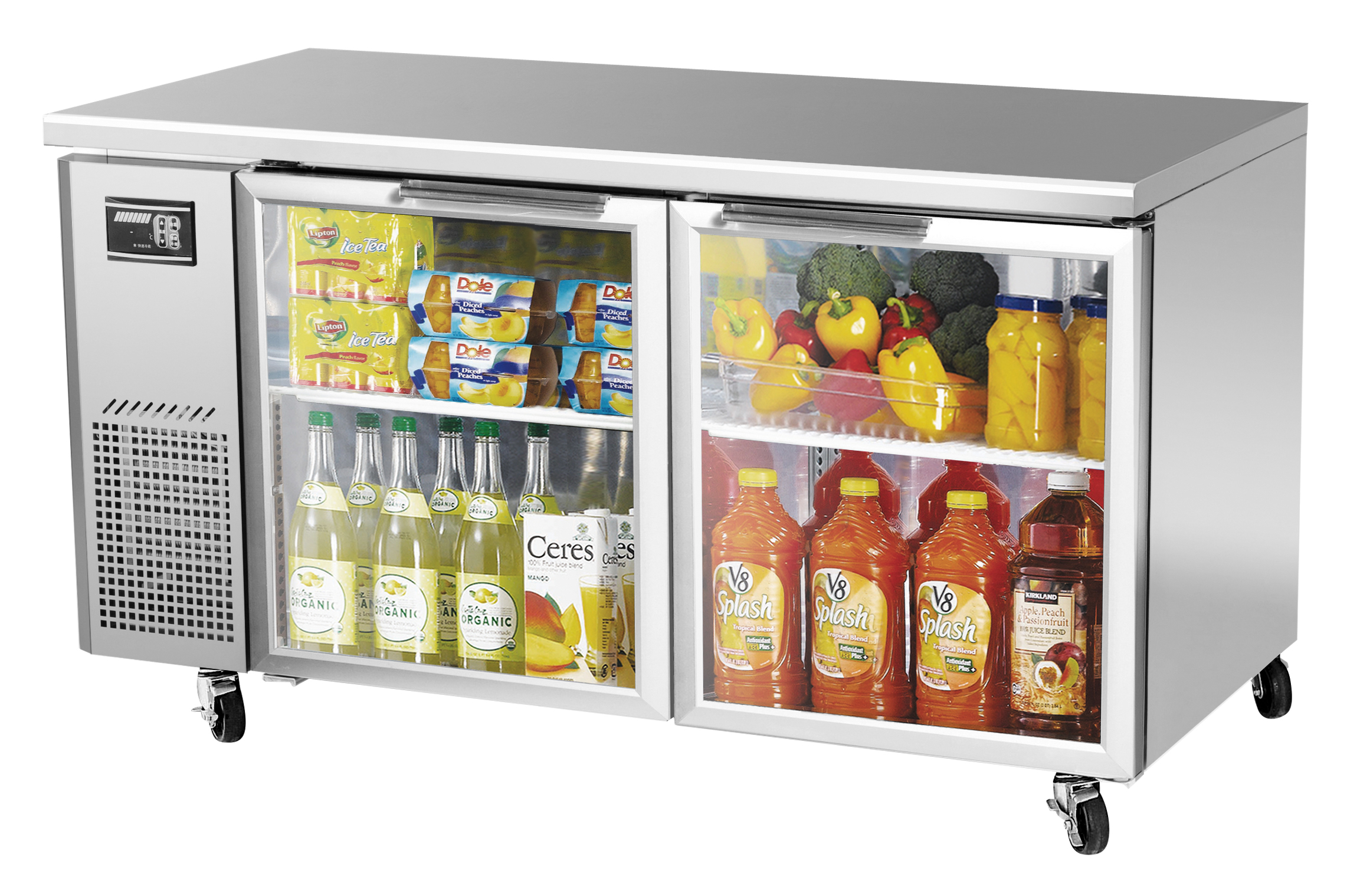 J Series Glass Door Undercounter Side Mount Refrigerator - Click Image to Close