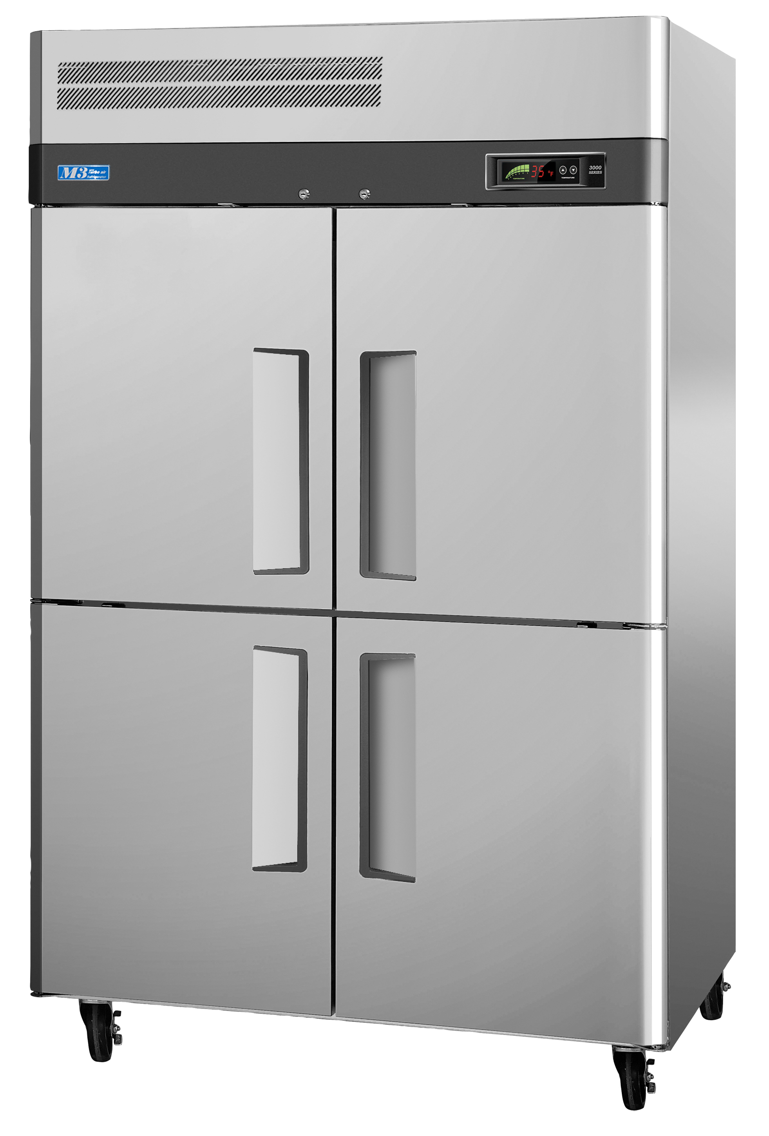 M3 Freezer, reach-in, two-section - Click Image to Close