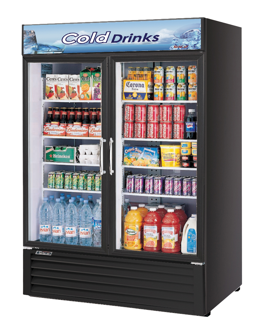 Refrigerated Merchandiser, two-section, 50 cu. ft