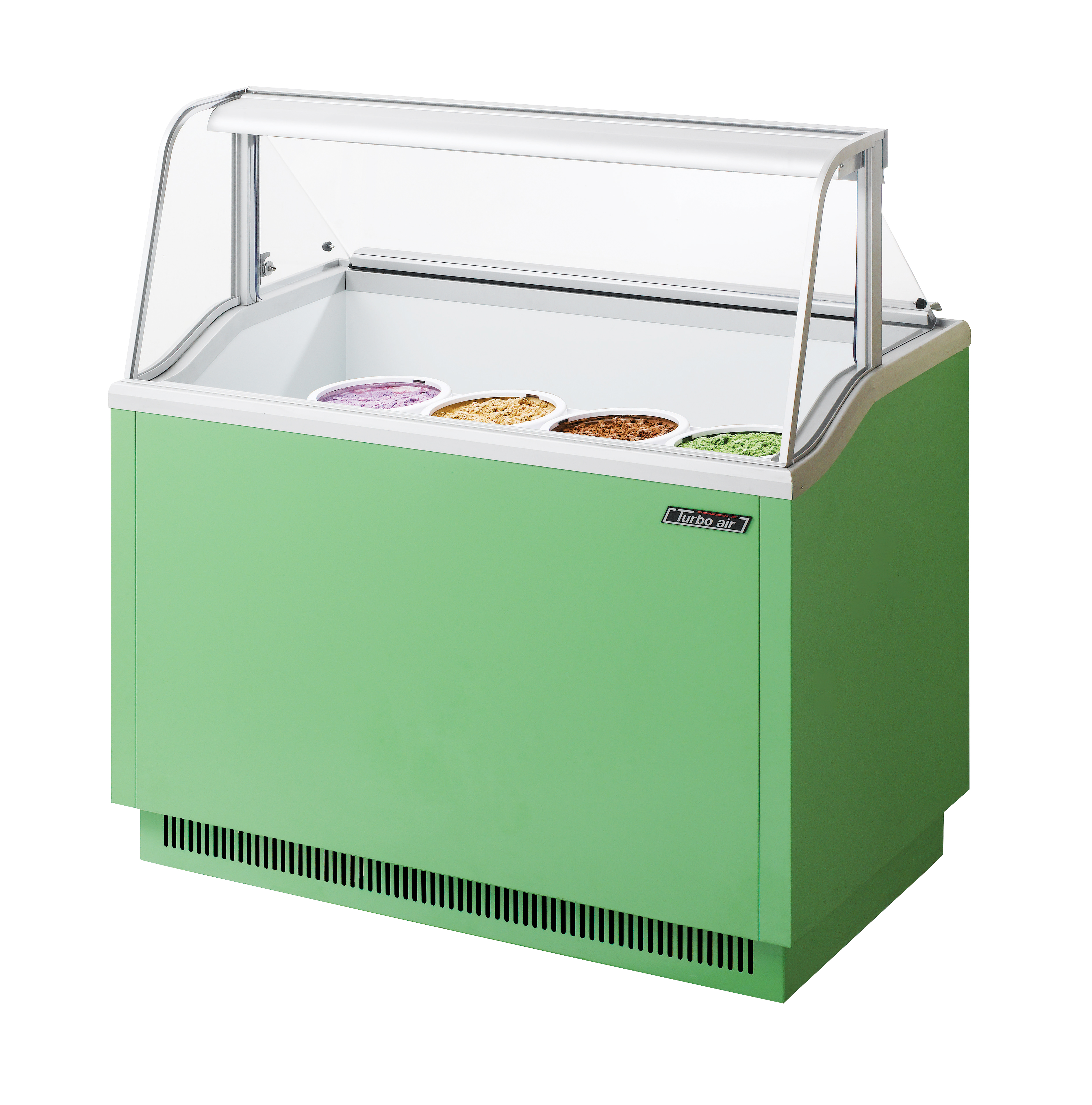 Ice Cream Dipping Cabinet, 47"W, Green