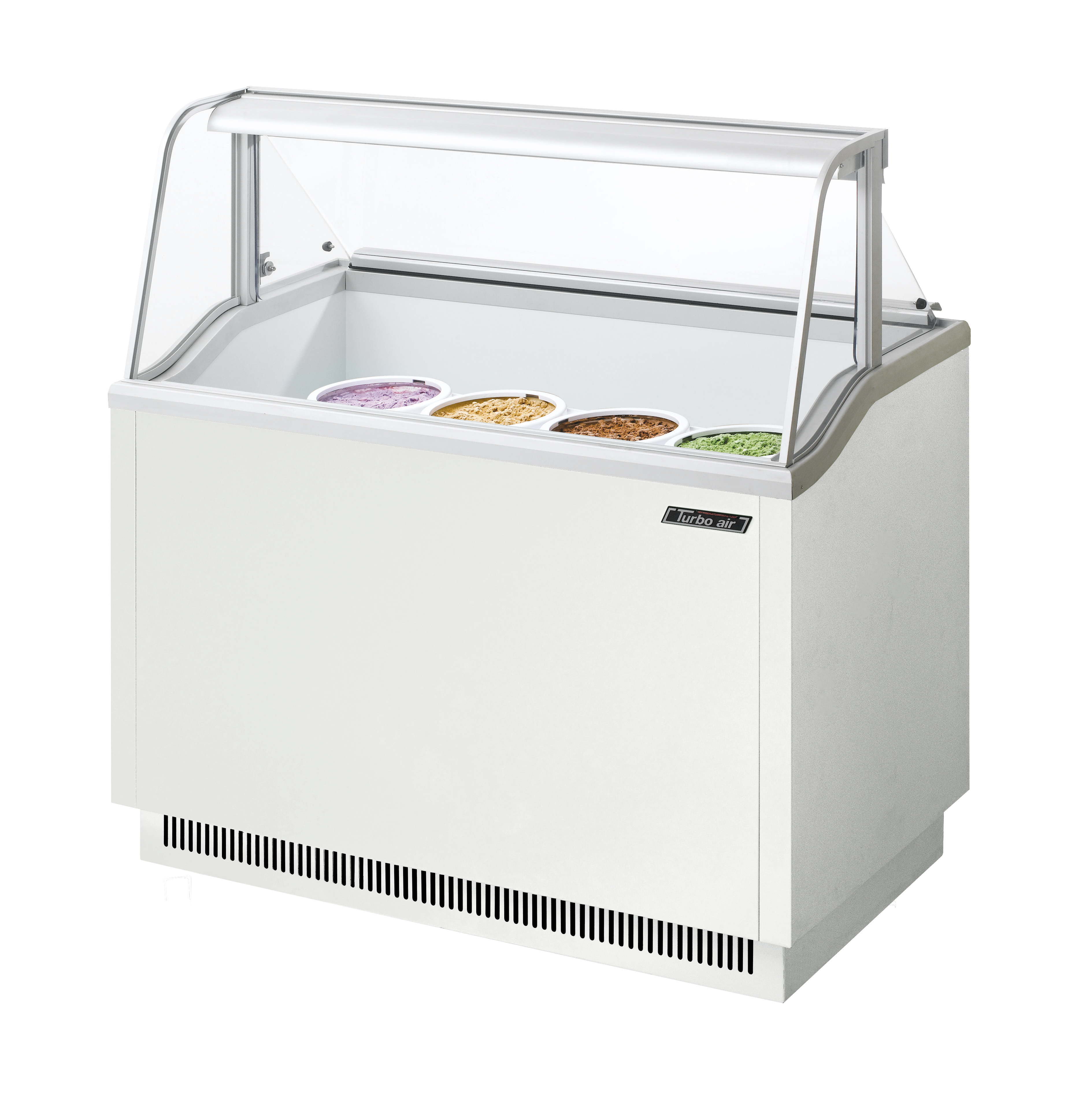 Ice Cream Dipping Cabinet, 47"W, White