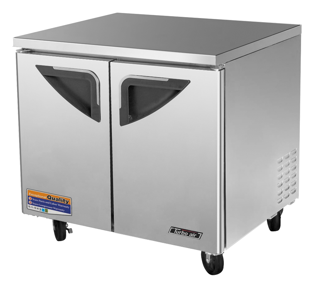 Super Deluxe Series Undercounter Freezer, two-section - Click Image to Close