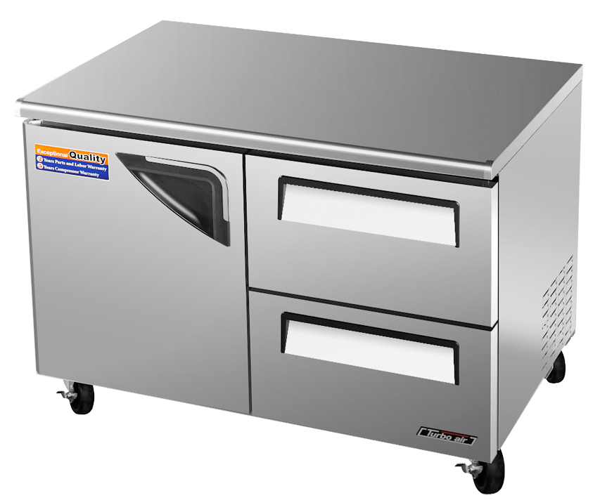 Super Deluxe Series Undercounter Freezer, two-section