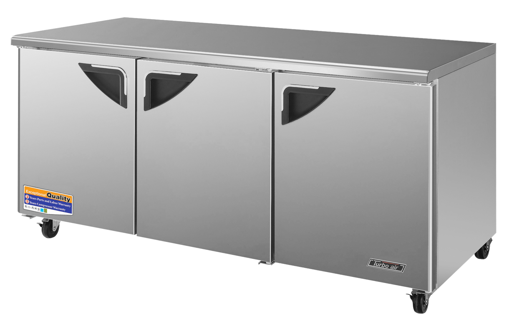 Super Deluxe Series Undercounter Refrigerator, 3-section
