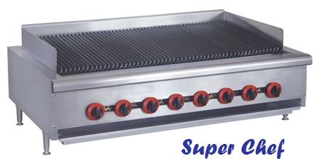 Radiant Char Broiler Gas Grill 48" 160,000 BTU - Click Image to Close