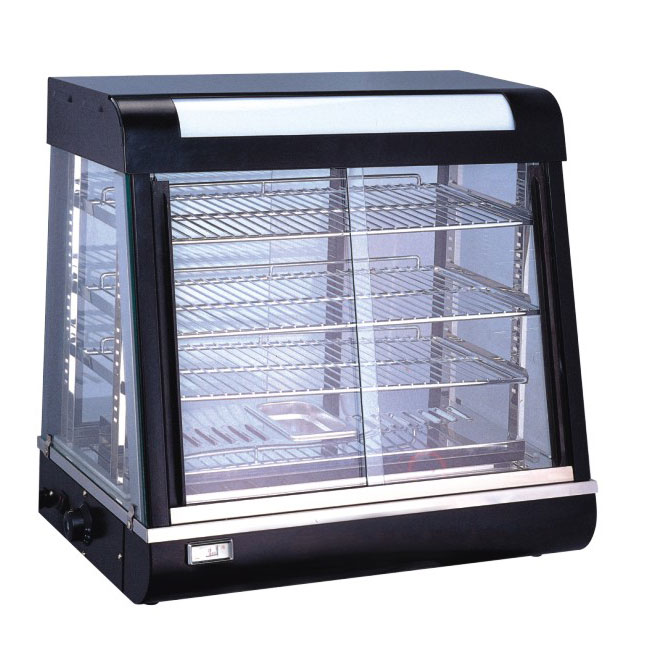 Heated Food Display Warmer Cabinet Case 2 FT